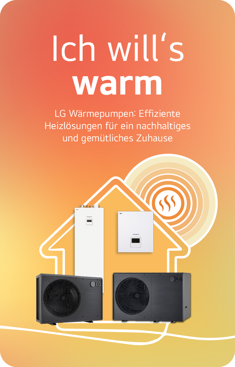 Die Luft-Wasser-Wärmepumpe LG THERMA V